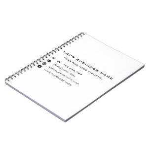 Modèle de Carnet d'entreprise personnalisé