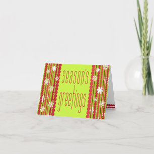 Modèle de carte Bonnes Fêtes