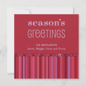 Modèle de carte Bonnes Fêtes (Devant)