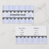 MODÈLE DE CARTE D'AFFAIRES BLEUE DESIGNER (Devant / Derrière)