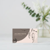 Modèle de carte d'affaires, Carte de visite modern (Debout devant)