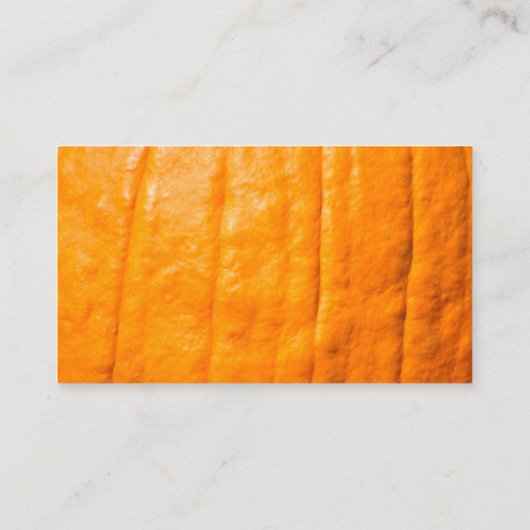 MODÈLE DE CARTE D'AFFAIRES citrouille TEXTURE (Dos)