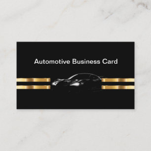 Modèle de carte d'affaires Classy Automotive Servi
