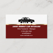 Modèle de carte d'affaires Classy Mobile (Devant)