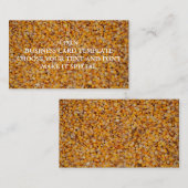 MODÈLE DE CARTE D'AFFAIRES CORN (Devant / Derrière)