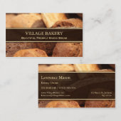 Modèle de carte d'affaires de la boulangerie / Pai (Devant / Derrière)