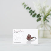 Modèle de carte d'affaires de tuyauterie de tabac (Debout devant)