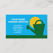 Modèle de carte d'affaires Gardener lawn care (Devant)
