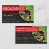 Modèle de carte d'affaires Landscaping Lawn Care M (Devant / Derrière)