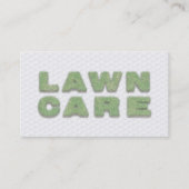 Modèle de carte d'affaires Landscaping Lawn Care M (Devant)