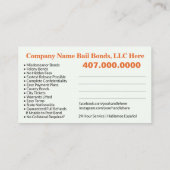 Modèle de carte d'affaires Personnaliser photo (Dos)