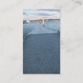 MODÈLE DE CARTE D'AFFAIRES PINE POINT DOCK (Dos)