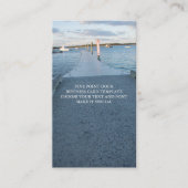 MODÈLE DE CARTE D'AFFAIRES PINE POINT DOCK (Devant)