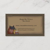 Modèle de carte d'affaires Salbox et Sheep (Dos)