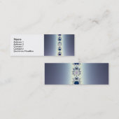 Modèle de carte d'affaires violet Collier (Devant / Derrière)