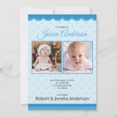 Modèle de carte d'annonce de naissance (Dos)