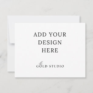 Modèle de carte de boîtier paysager (4,25 x 5,5)