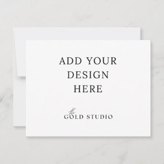 Modèle de carte de boîtier paysager (4,25 x 5,5)