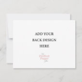 Modèle de carte de boîtier paysager (4,25 x 5,5) (Dos)