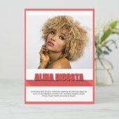 Modèle de carte de composite de portfolio (Debout devant)