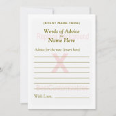 Modèle de carte de conseil| Jeu de fête (Devant)