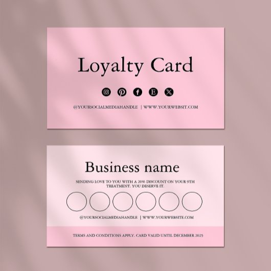 Modèle de carte de fidélité, carte de fidélité cli