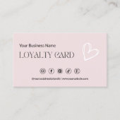 Modèle de carte de fidélité modifiable, (Devant)