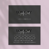 Modèle de carte de fidélité, noir et blanc