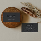 Modèle de carte de fidélité, noir et blanc