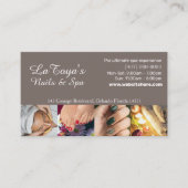 Modèle de carte de fidélité Salon/Spa/Nails (Devant)