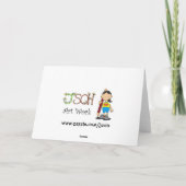 Modèle de carte de gâteau d'anniversaire (Dos)