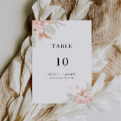 Modèle de carte de Mariage fleur sauvage