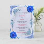 Modèle de carte de mariage romantique classique (Debout devant)