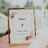 Modèle de carte de Mariage rose