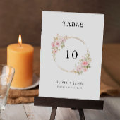 Modèle de carte de Mariage rose