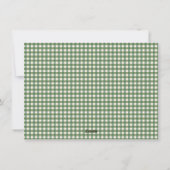 Modèle de carte de Noël horizontale élégante (Dos)