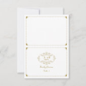 Modèle de carte de placement de mariage (Devant)