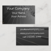 modèle de carte de profil (Devant / Derrière)