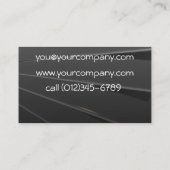 modèle de carte de profil (Dos)