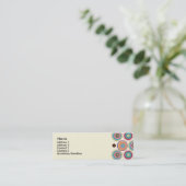 Modèle de carte de profil de coeurs de connexion (Debout devant)