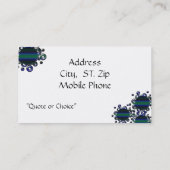 MODÈLE DE CARTE DE PROFIL DESIGNER (Dos)