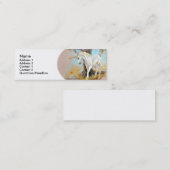 Modèle de carte de profil - licorne (Devant / Derrière)