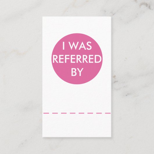 Modèle de carte de référence d'affaires de beauté (Devant)