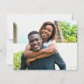 Modèle de carte de réponse de mariage avec code QR (Dos)