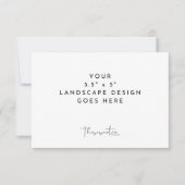 Modèle de carte de réponse incluse d'impression de (Devant)