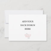 Modèle de carte de réponse RSVP (3,5 x 5 pouces) (Dos)