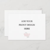 Modèle de carte de réponse RSVP (3,5 x 5 pouces) (Devant / Derrière)