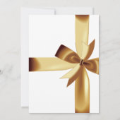Modèle de carte de sauvegarde de date florale impr (Dos)