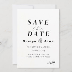 Modèle de carte de sauvegarde recto-verso, Invitat