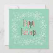 Modèle de carte de vacances Retro (Devant)